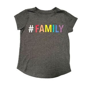 Family Fun Rainbow Graphic Tee Size 4